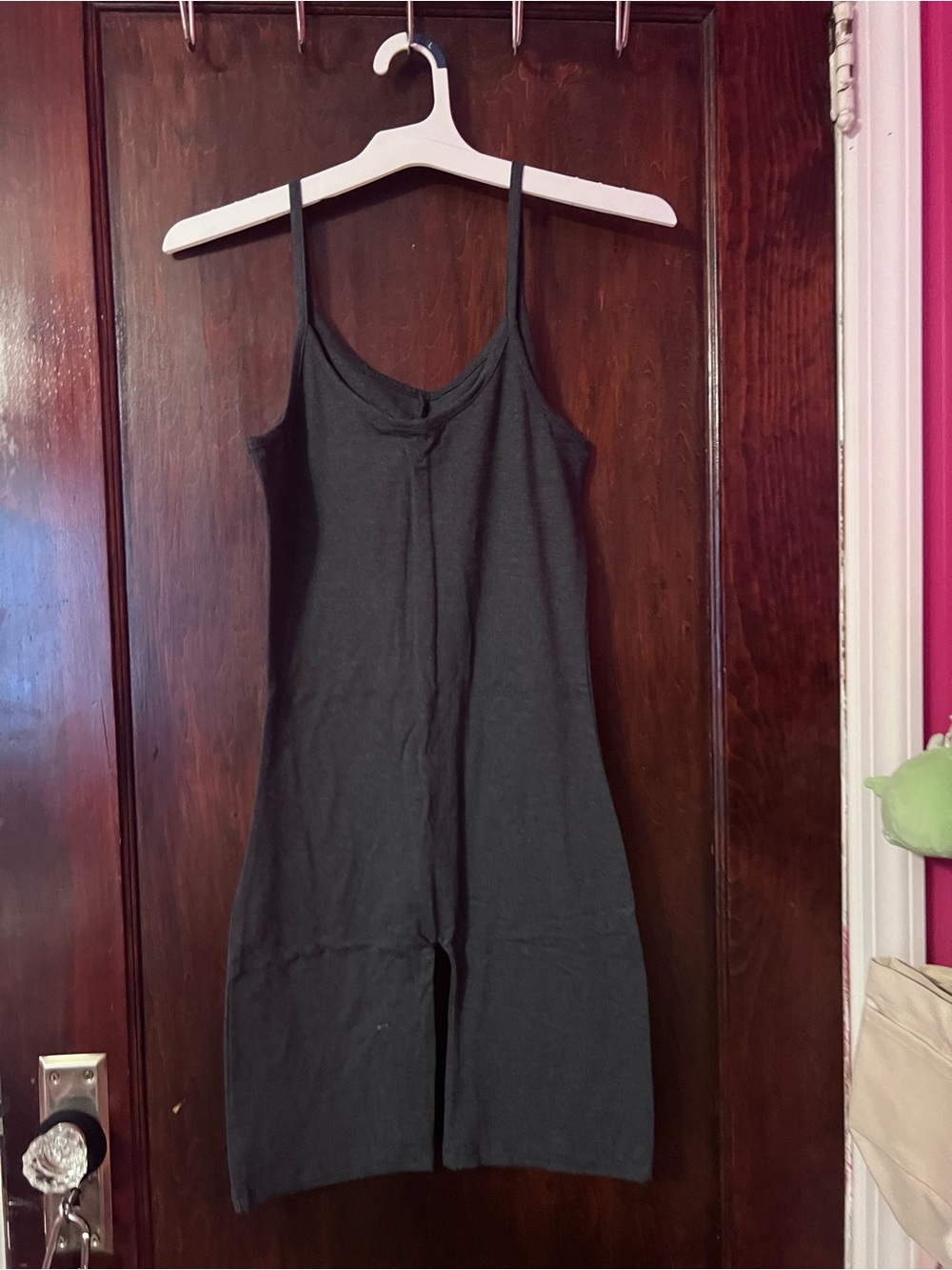 Charcoal Grey Sleeveless Jumpsuit